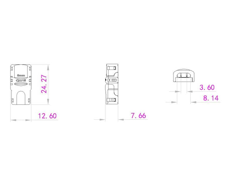 EUROLITE LED -nauhan taipuisa liitin 2Pin 8mm