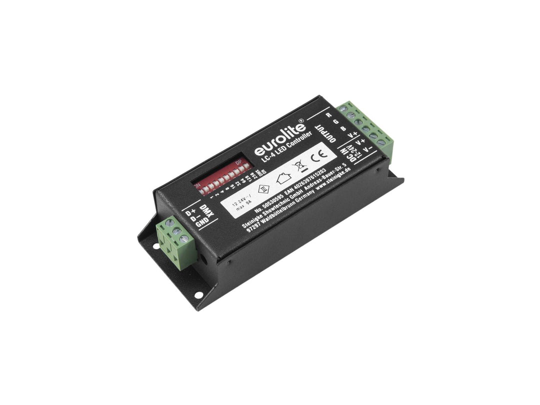 EUROLITE LC-4 LED-nauha RGB DMX ohjaimet