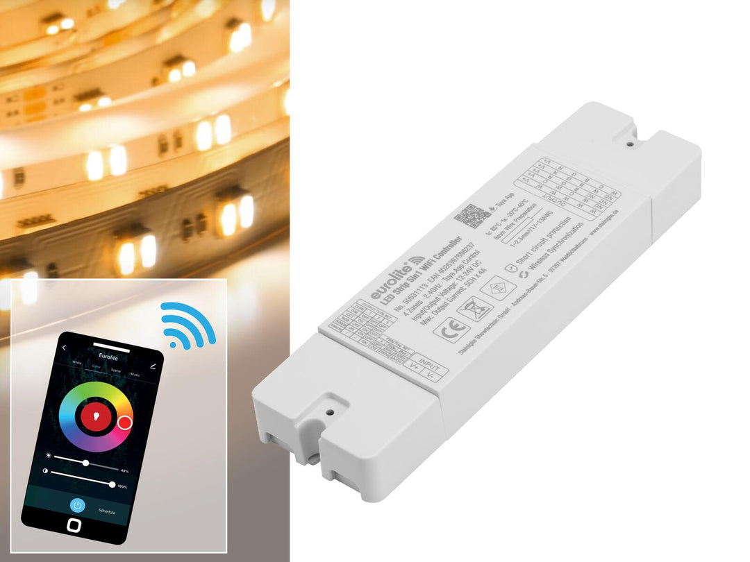 EUROLITE Setti LED Strip 5in1 WiFi Controller + Remote Control Zone