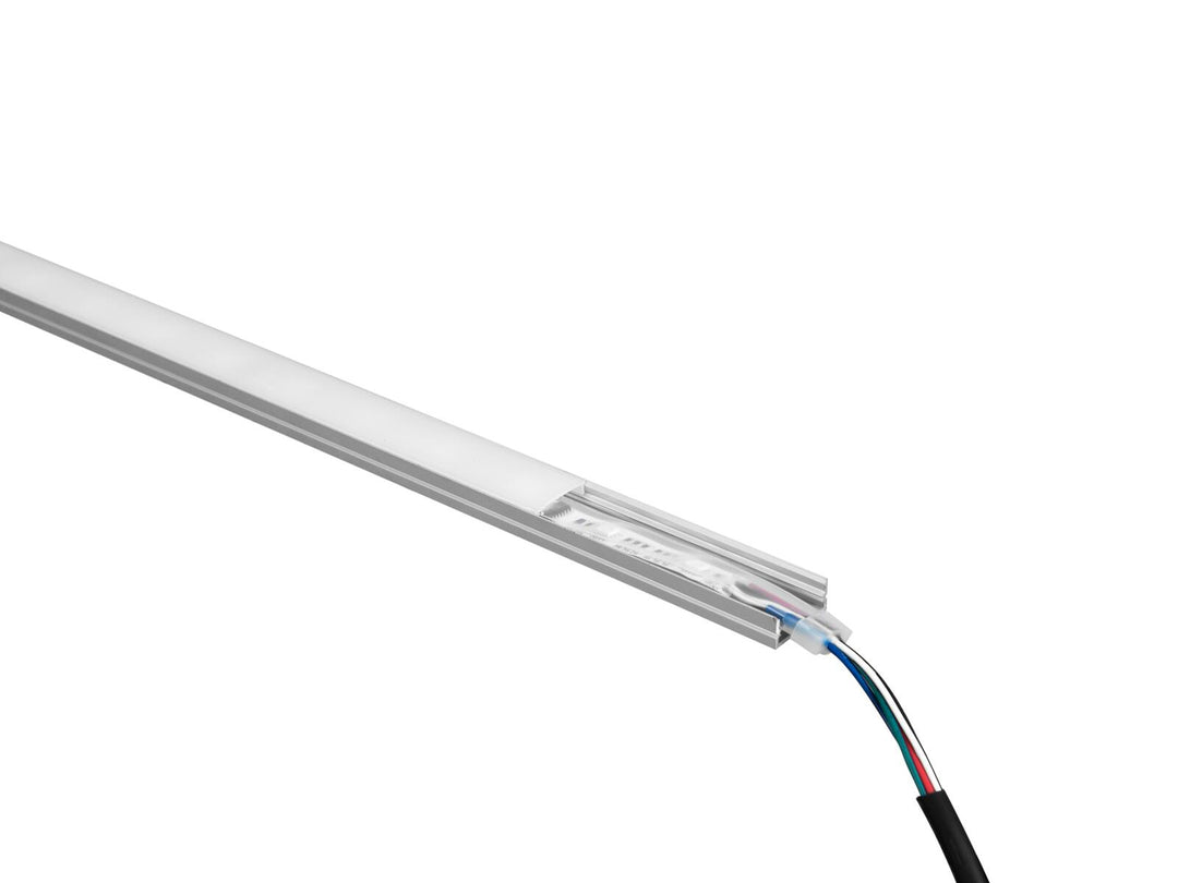 EUROLITE U-profiili 20mm LED-nauhalle hopea 2m