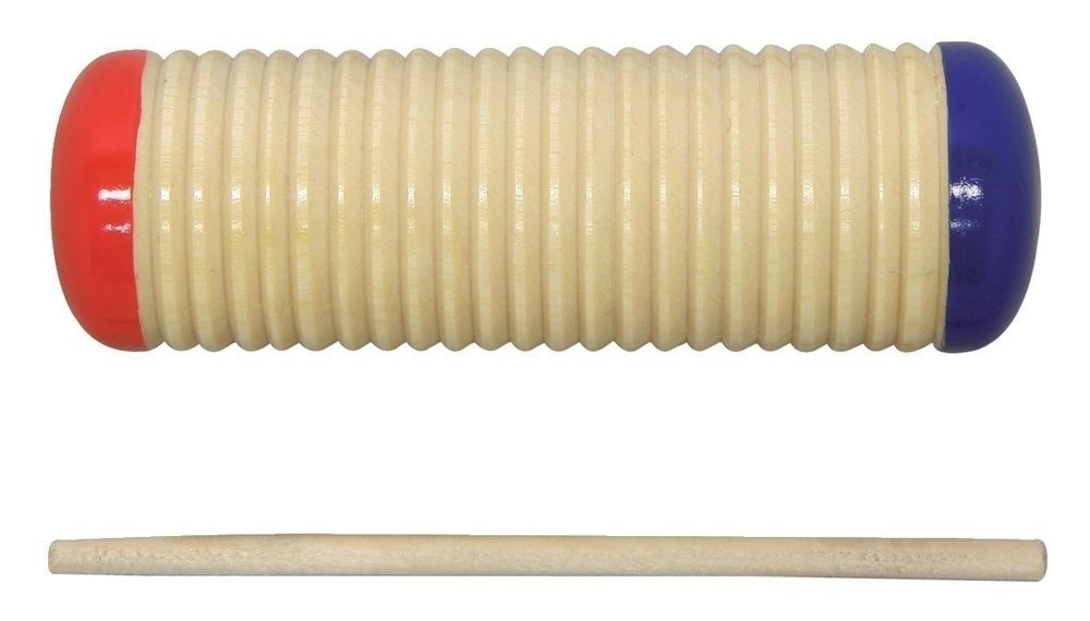 GEWA Club Salsa -guiro ja shaker samassa, puuta, 14 cm