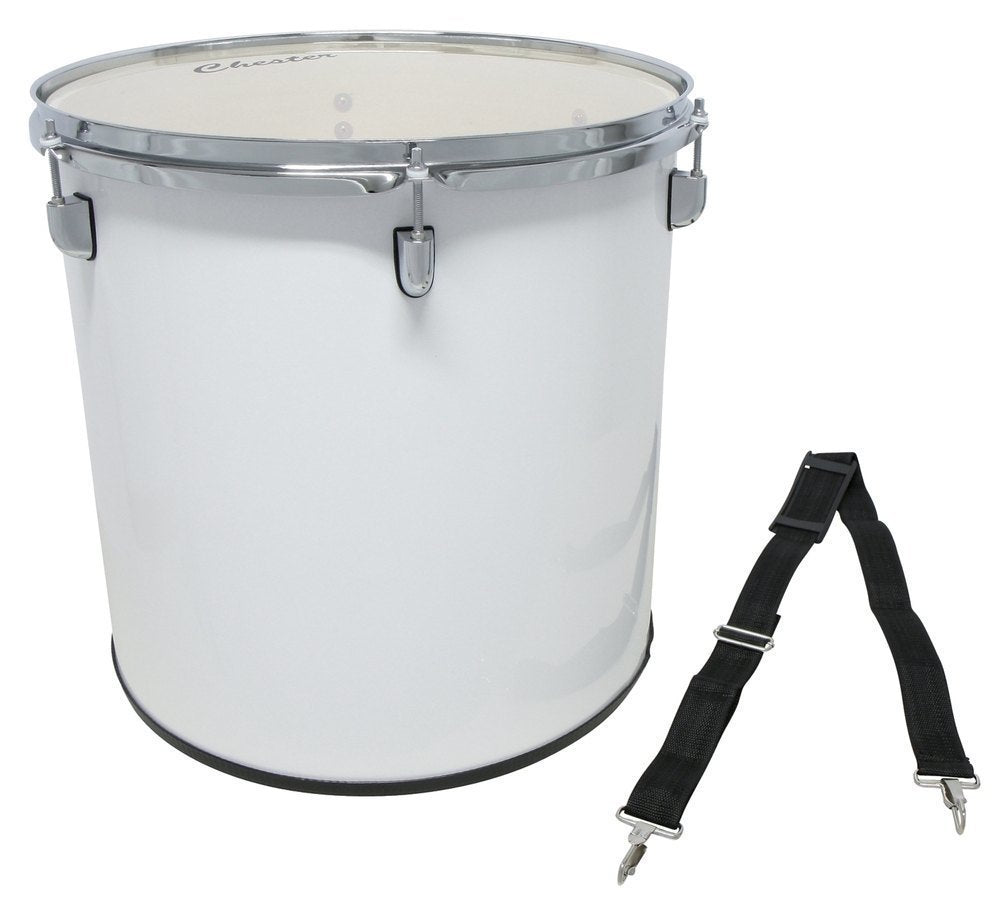 Basix surdo 16" x 16", hvid, med bærerem