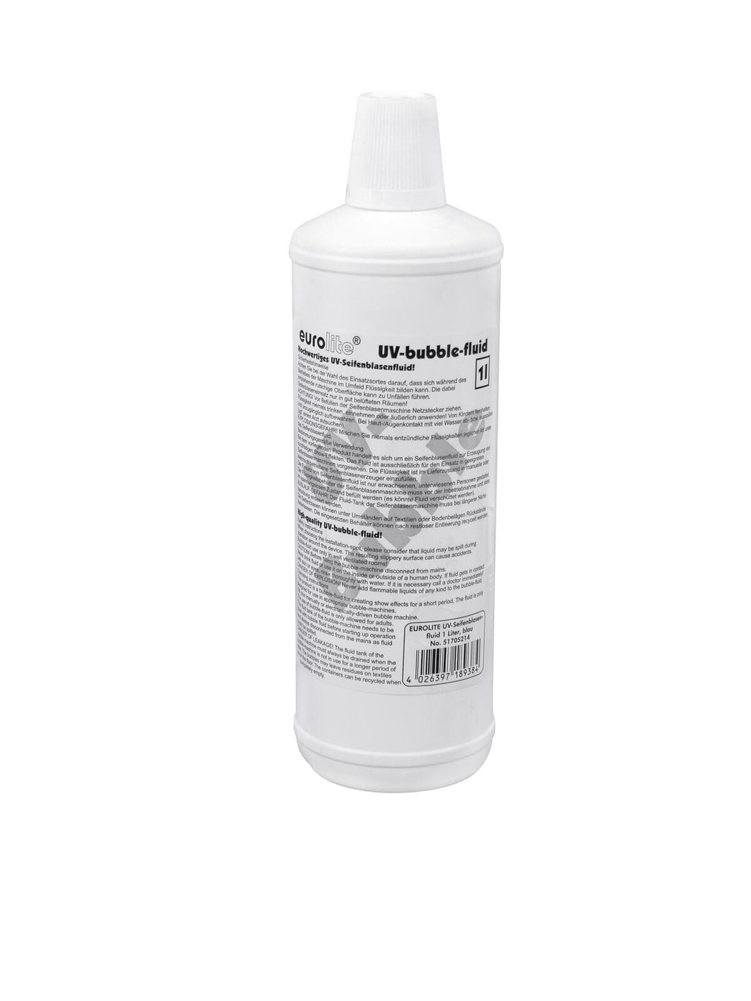 EUROLITE UV-kuplaneste, 3 x 1 l:n setti