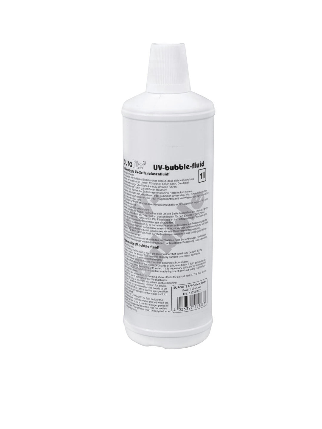 EUROLITE UV-kuplaneste, 3 x 1 l:n setti