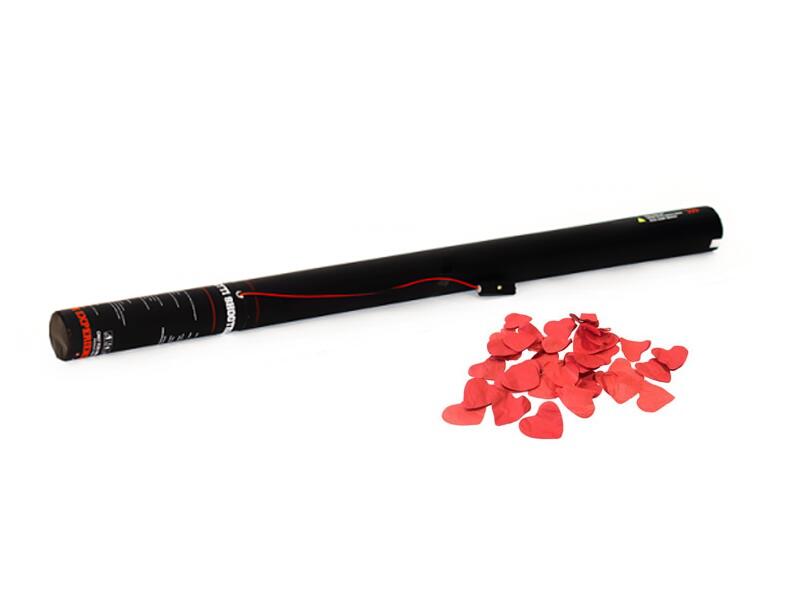 TCM FX Electric Confetti Cannon 80cm, punainen Sydämet