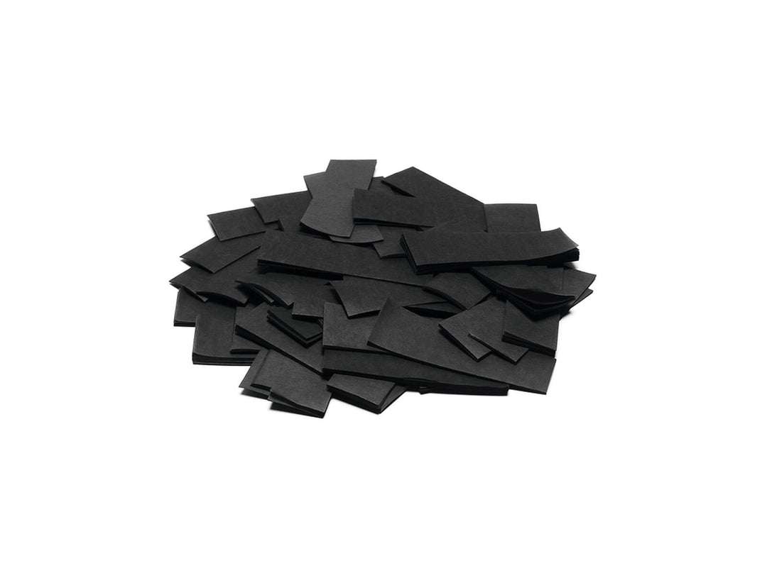 TCM FX Slowfall Konfetti suorakulmainen 55x18mm, black, 1kg
