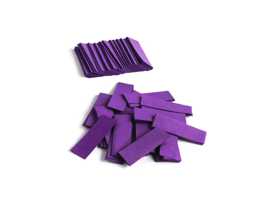 TCM FX Slowfall -konfetti suorakulmainen 55x18mm, violetti, 1kg