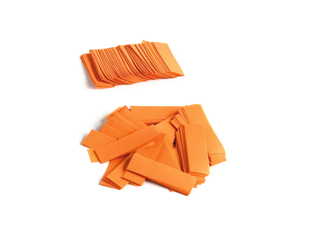 TCM FX Slowfall Confetti suorakulmainen 55x18mm, oranssi, 1kg