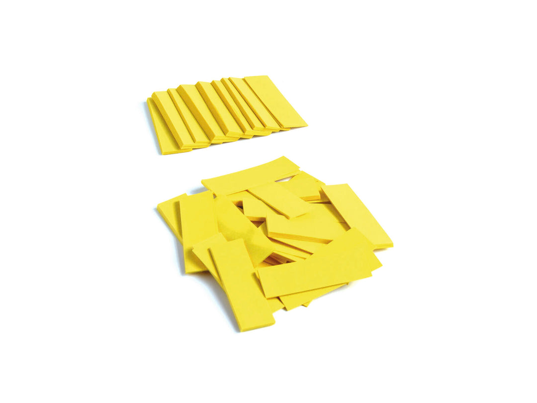 TCM FX Slowfall Konfetti suorakaide 55x18mm, keltainen, 1kg