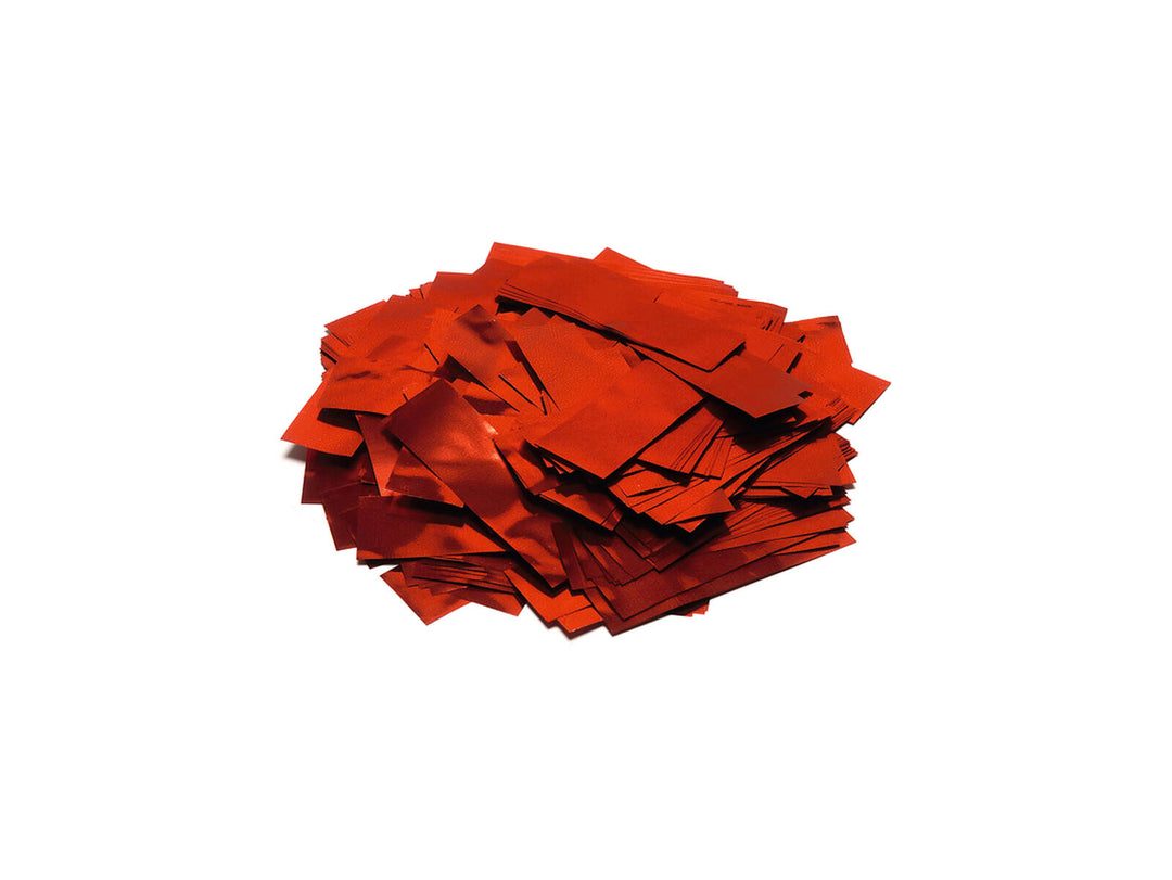 TCM FX Metallic Confetti suorakulmainen 55x18mm, red, 1kg