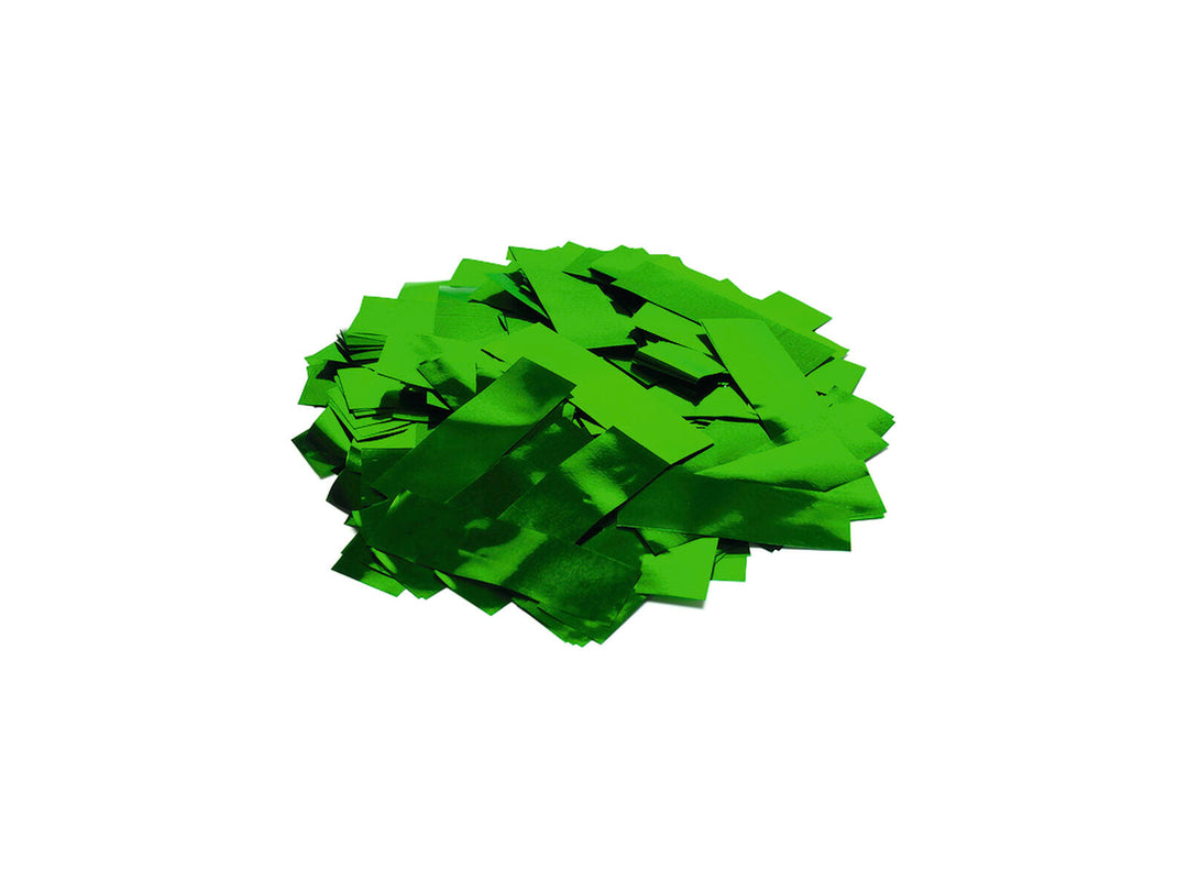 TCM FX Metallic Konfetti suorakulmainen 55x18mm, green, 1kg