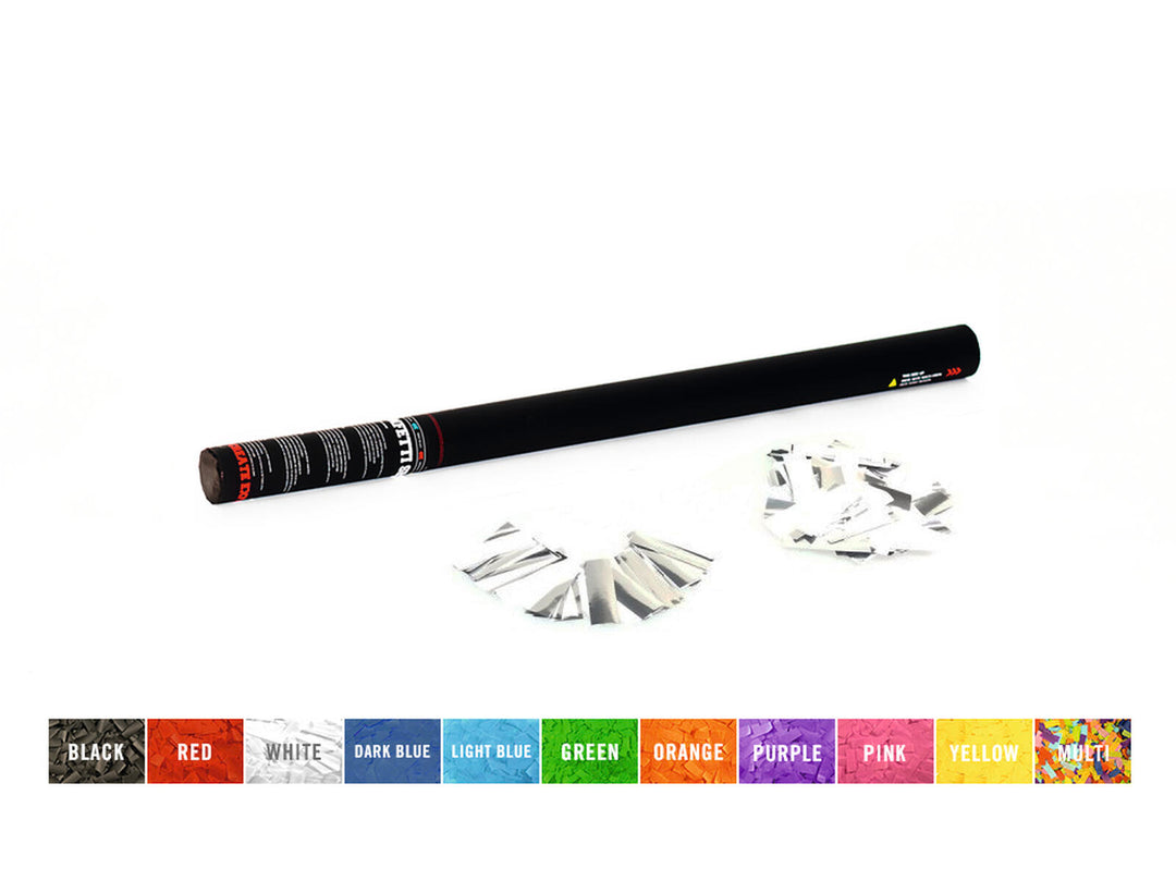TCM FX Handheld Confetti Cannon 80 cm, white/silver