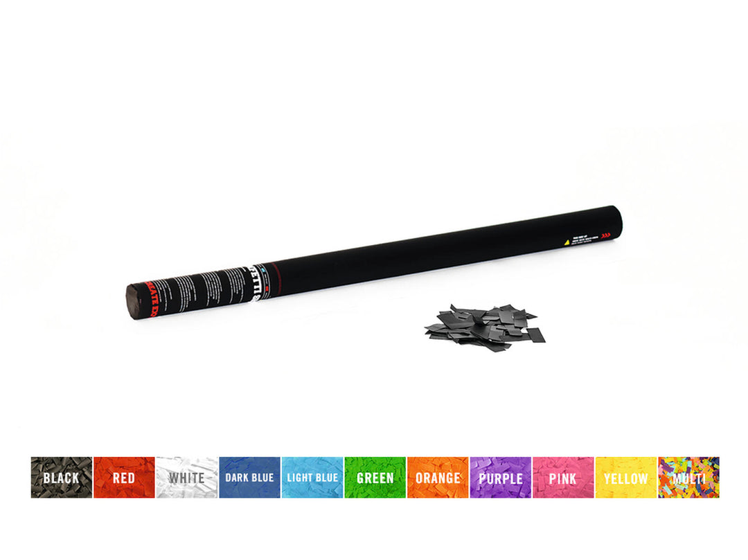 TCM FX Käsikäyttöinen Konfettikanuuna 80cm, black