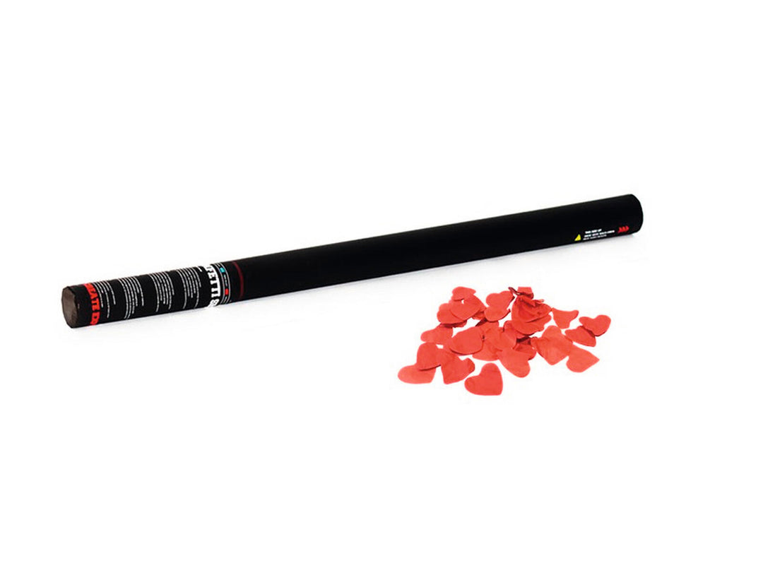 TCM FX Handheld Konfetti-kanuuna 80cm, red Hearts