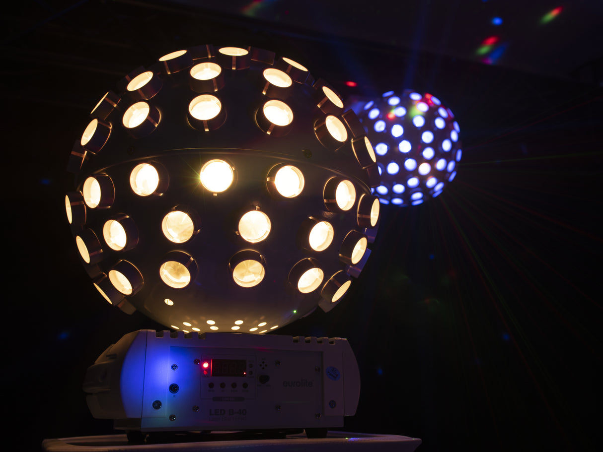 Eurolite LED-lasersäde (valkoinen)