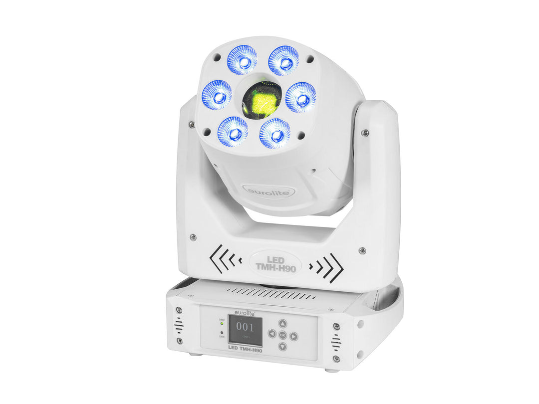 EUROLITE LED TMH-H90 Hybrid Liikkuvat päät Spot/Wash COB wh