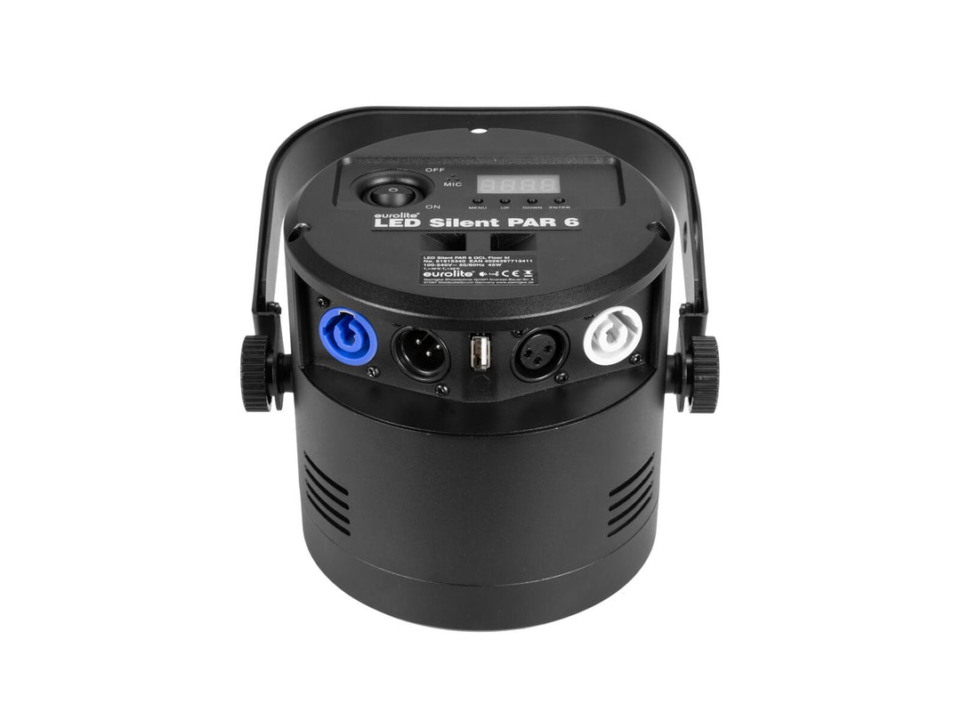 EUROLITE LED Silent Par 6 QCL lattia bk