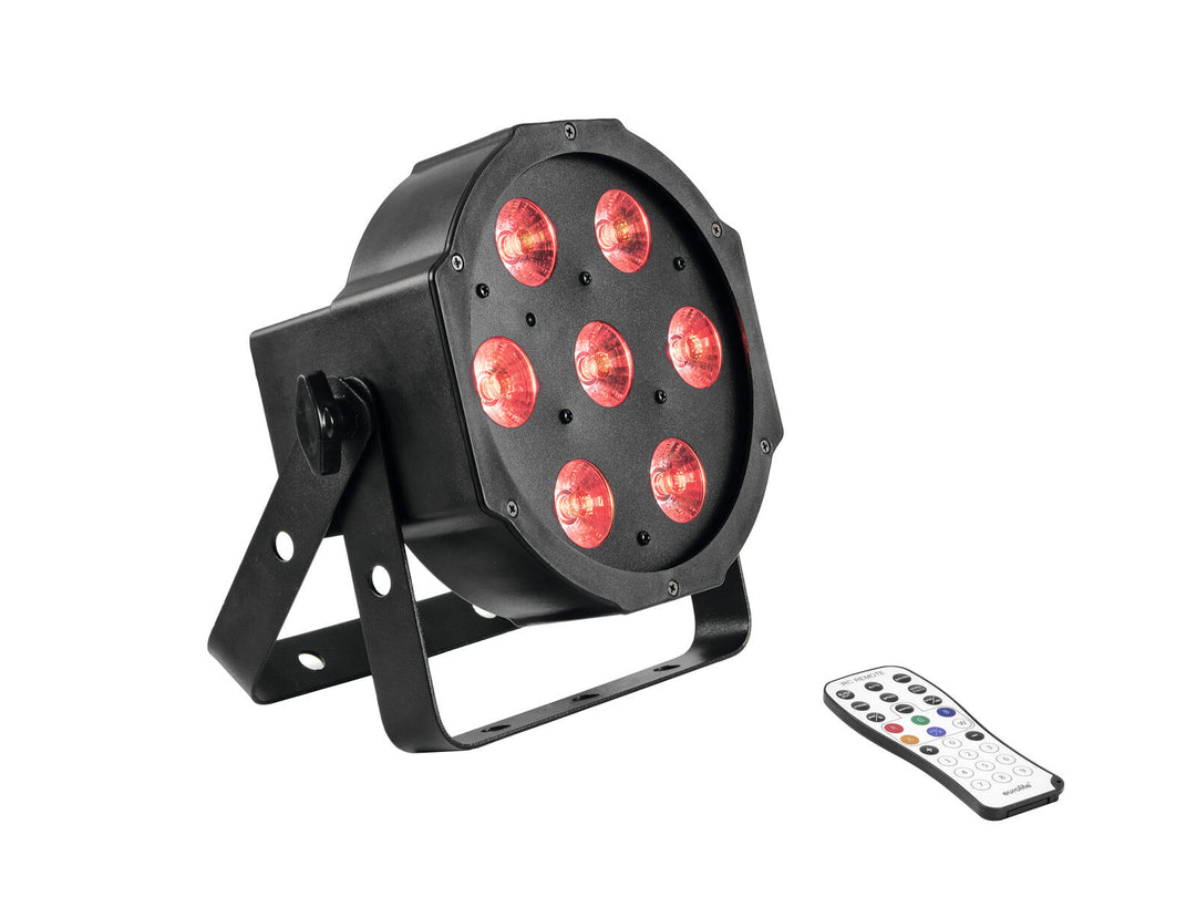 EUROLITE Set 4x LED SLS-7 HCL lattia + Case TDV-1