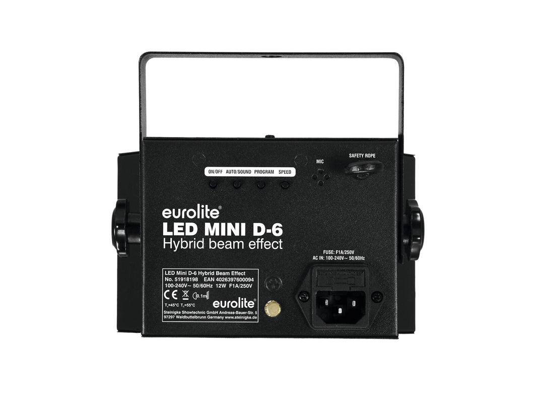 EUROLITE LED Mini D-6 hybridi Beam Effect