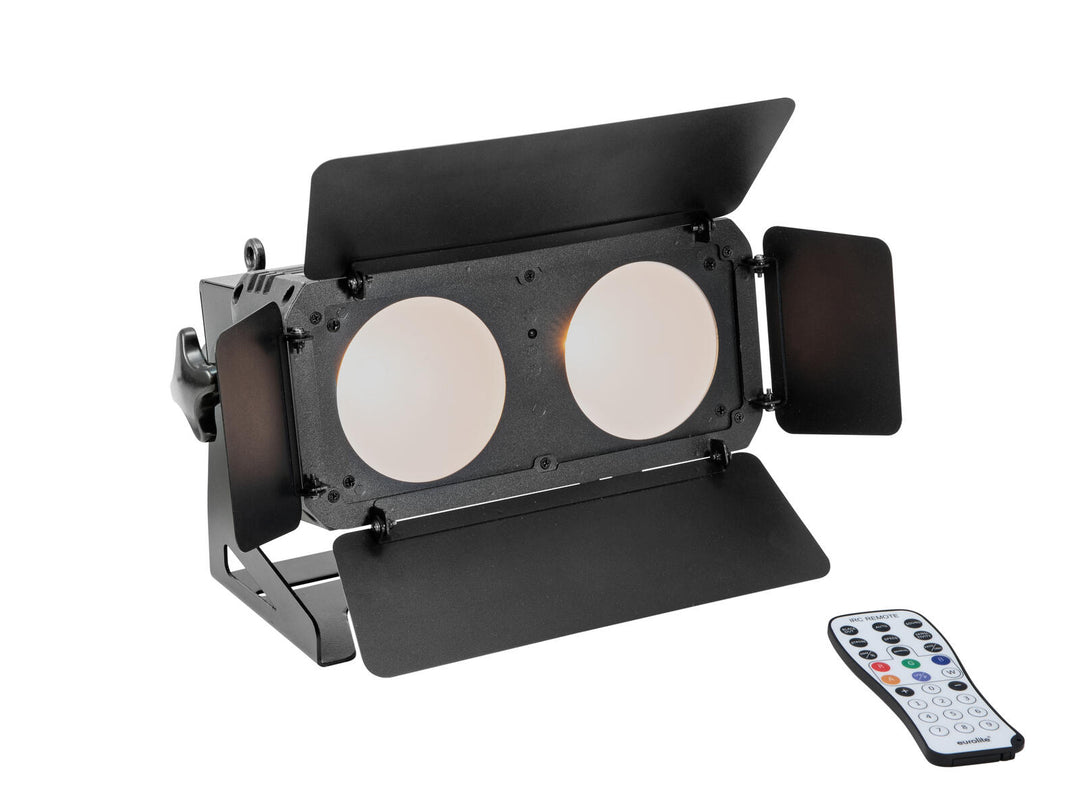 EUROLITE Setti 4x LED CBB-2 WW/CW Fairlight + kotelo