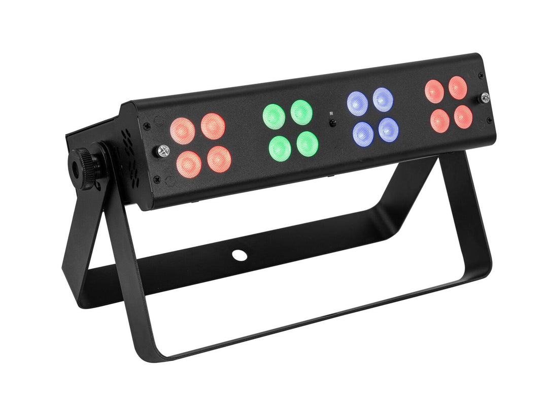 EUROLITE Setti 2x LED Silent Bar 16x4W RGB/WW + Pehmeä laukku