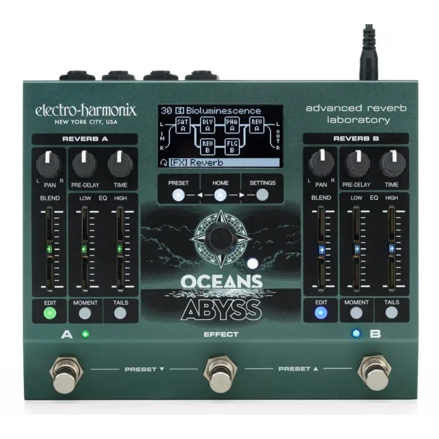 Electro Harmonix Oceans Abyss reverb