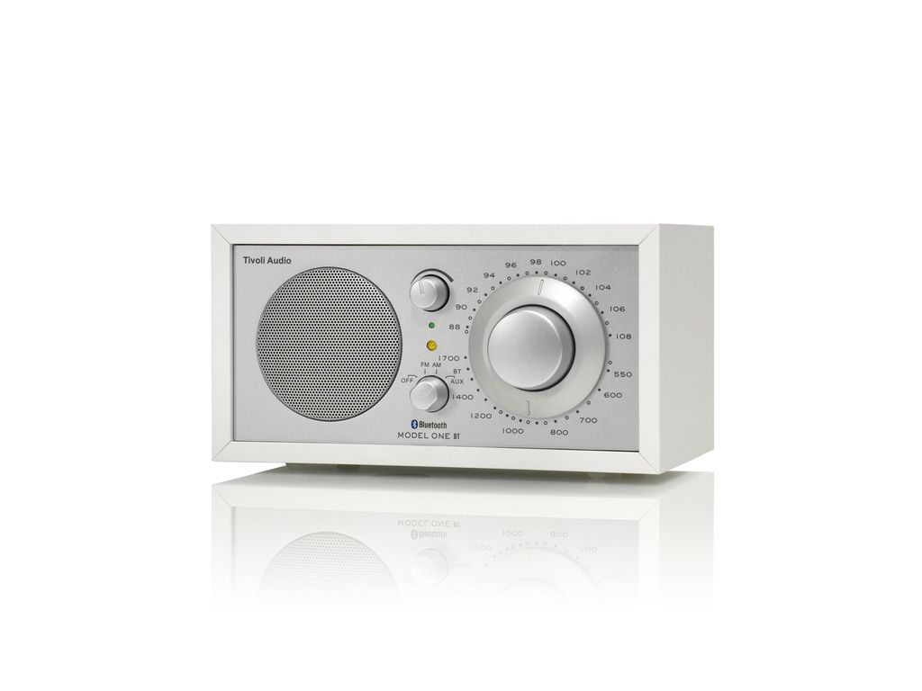 Tivoli Audio Model ONE BT Bluetooth Kaiutin (Valkoinen, Hopea)