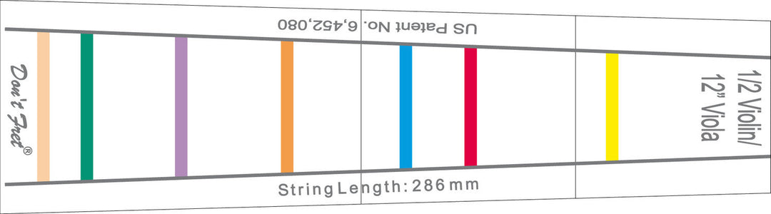 GEWA Fingerboard marking Don't Fret - 4/4 Sello