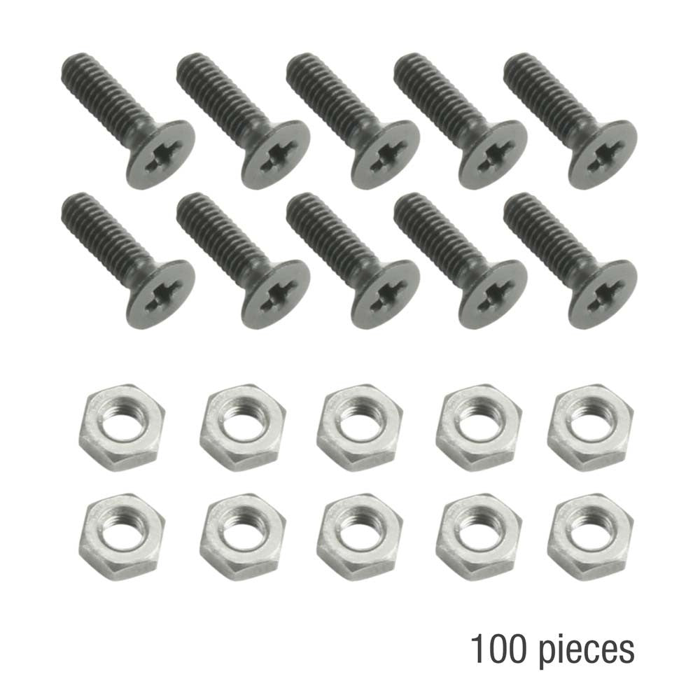 Adam Hall Chassis M3 Ruuvipakkaus (100 kpl)
