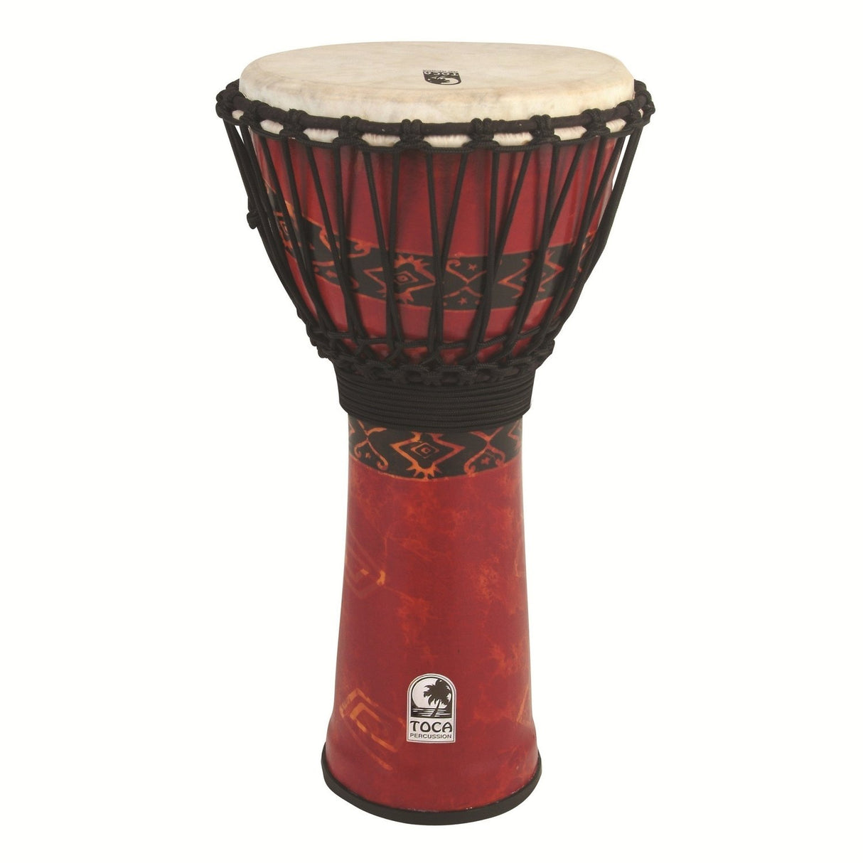 Toca Djembe Freestyle Rope Tuned - Kente Cloth (SFDJ-10K)