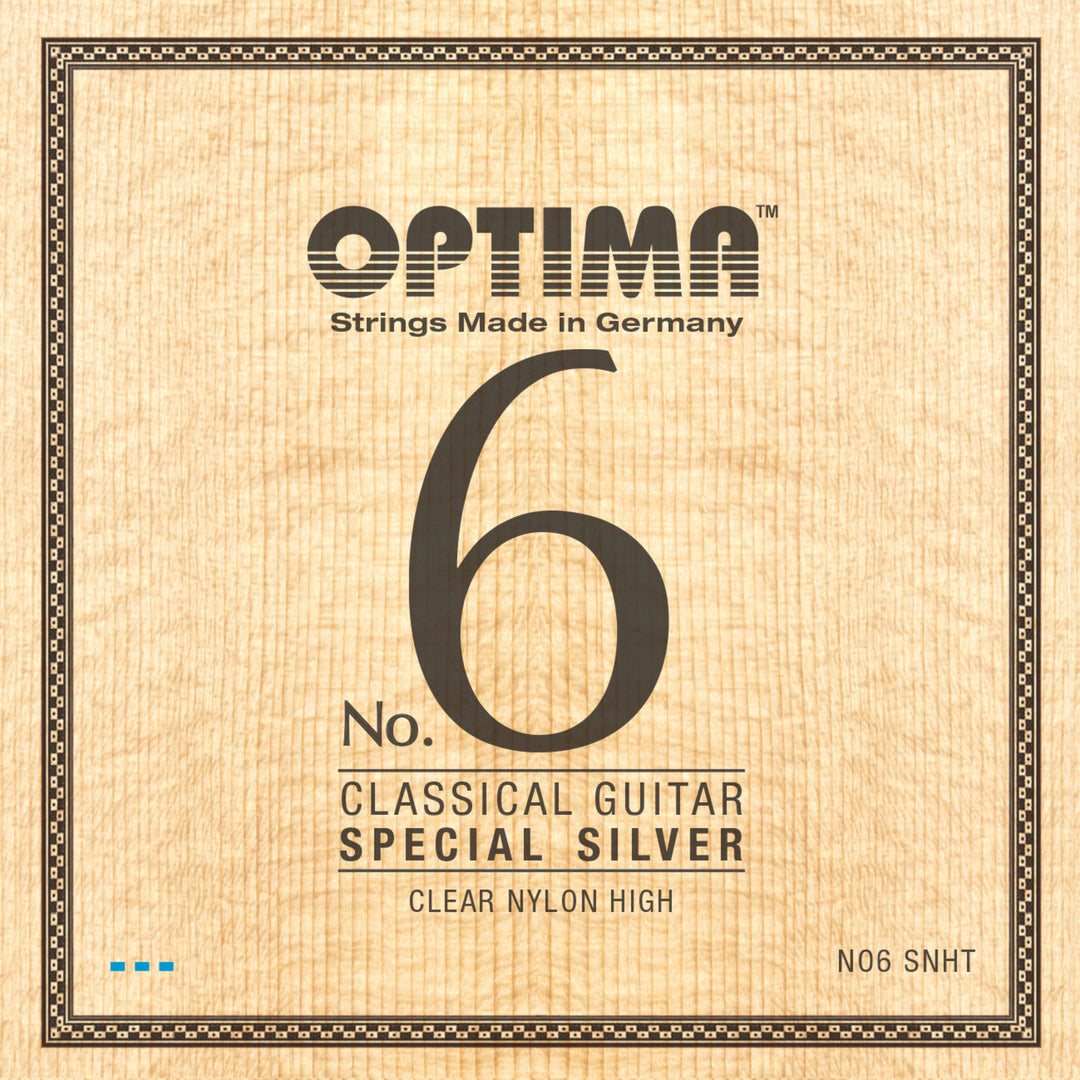Optima Kielet klassiselle kitaralle No. 6 Special Silver - Set Nylon high (NO6.SNHT)