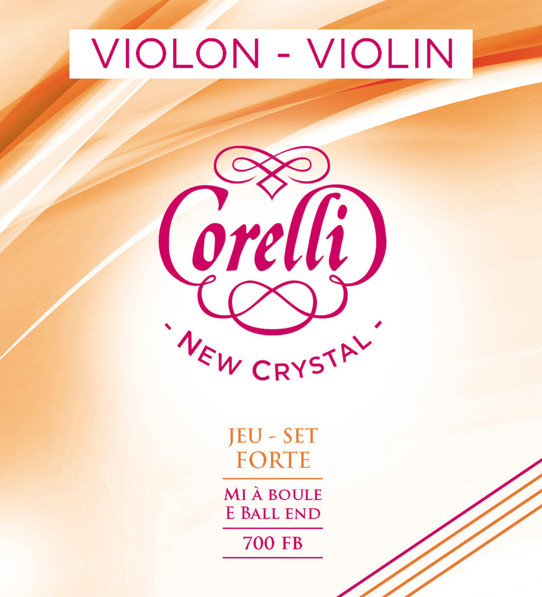 Corelli Viulunkielet New Crystal - Forte (700FB)