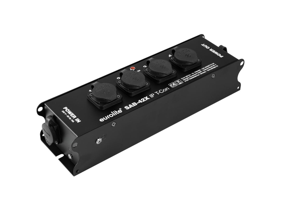 EUROLITE SAB-42X IP T-Con-virtajakoboksi