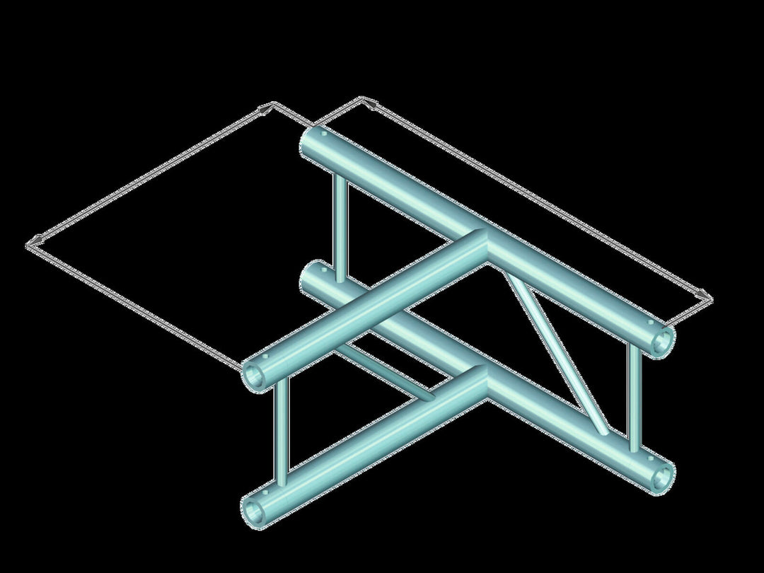 ALUTRUSS BILOCK BQ2-PAT36V 3-tie T-pala 90°