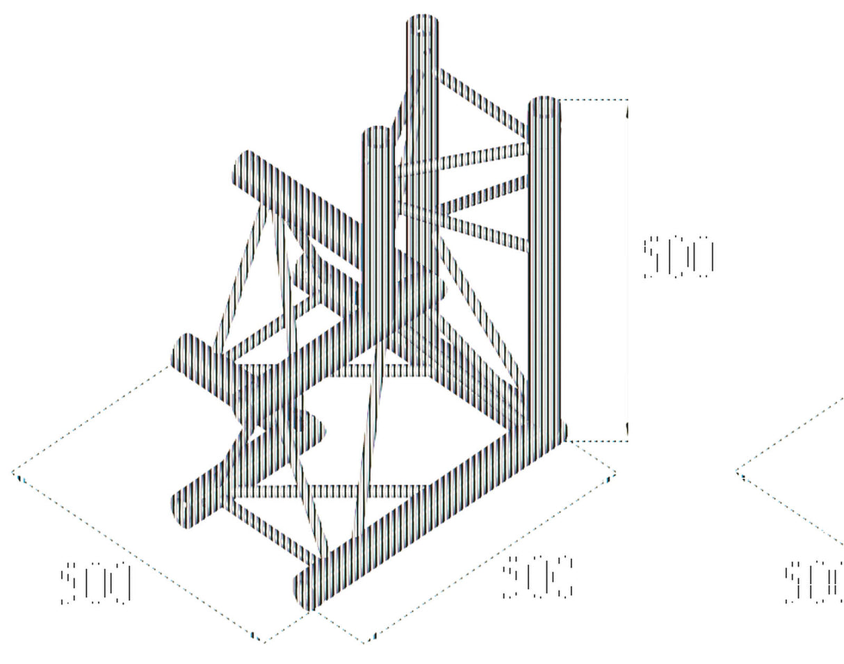 ALUTRUSS TRILOCK E-GL33 C-33 3-way Corner