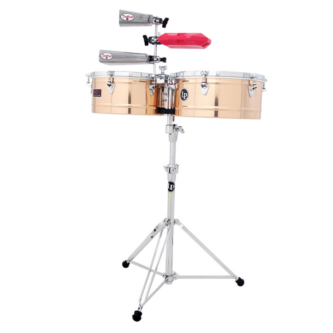 Latin Pundistussoittimet Timbales Prestige Bronze - 13"/14" (LP1314-BZ)