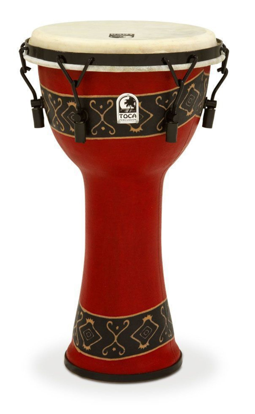 Toca Djembe Freestyle Mechanically Tuned – Bali Red (SFDMX-10RP)