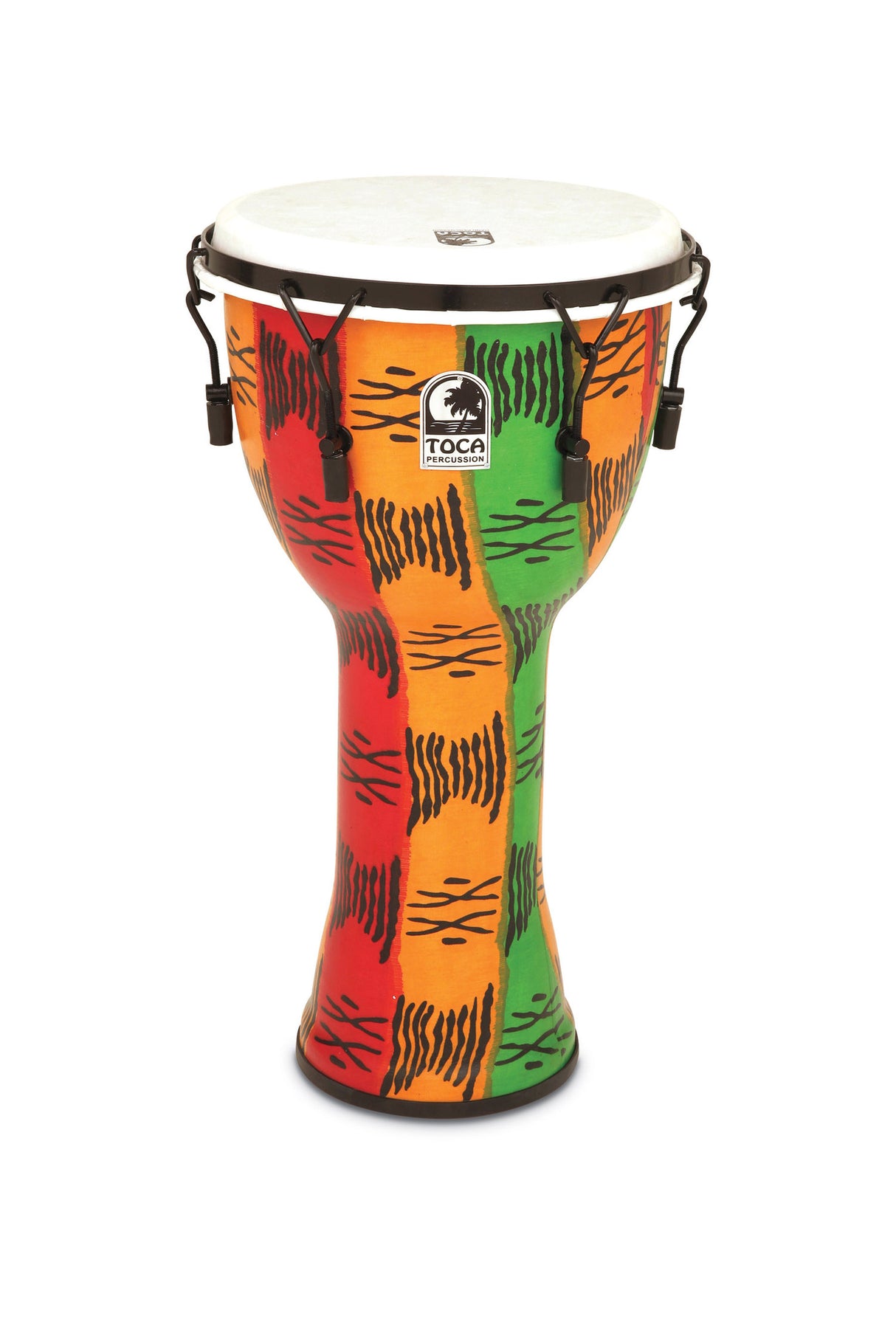 Toca Djembe Freestyle II Mechanically Tuned - African Sunset (TF2DM-12AFS)