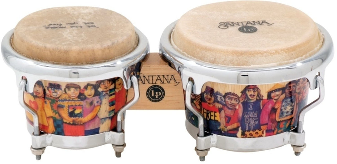 Latin Pundistussoittimet Bongo Mini Tunable - Santana Mini-Bongos (LPM200-AW)