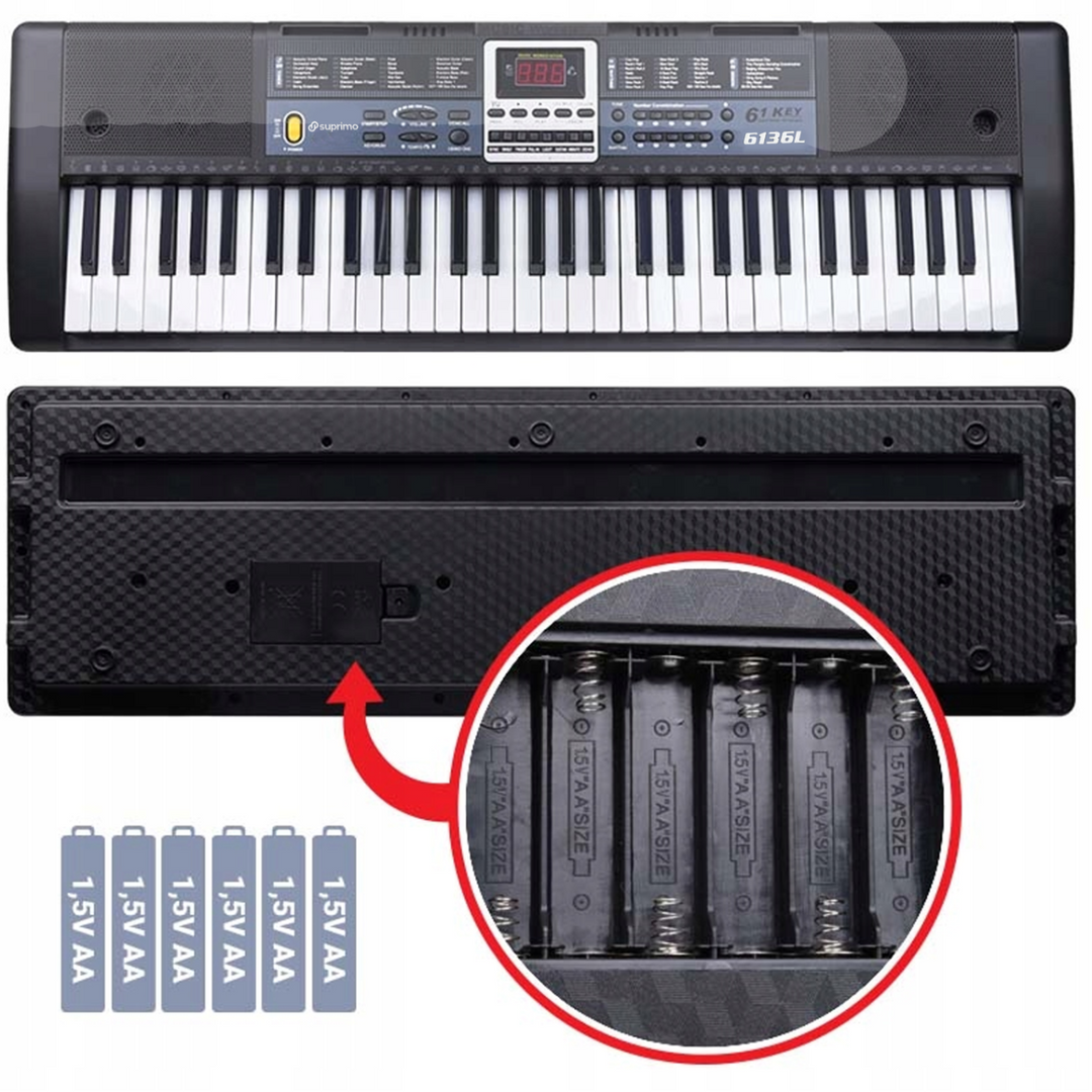 SUPRIMO 6136L keyboard mikrofonilla