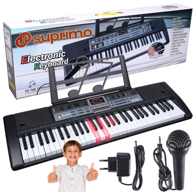 SUPRIMO 6136L keyboard mikrofonilla