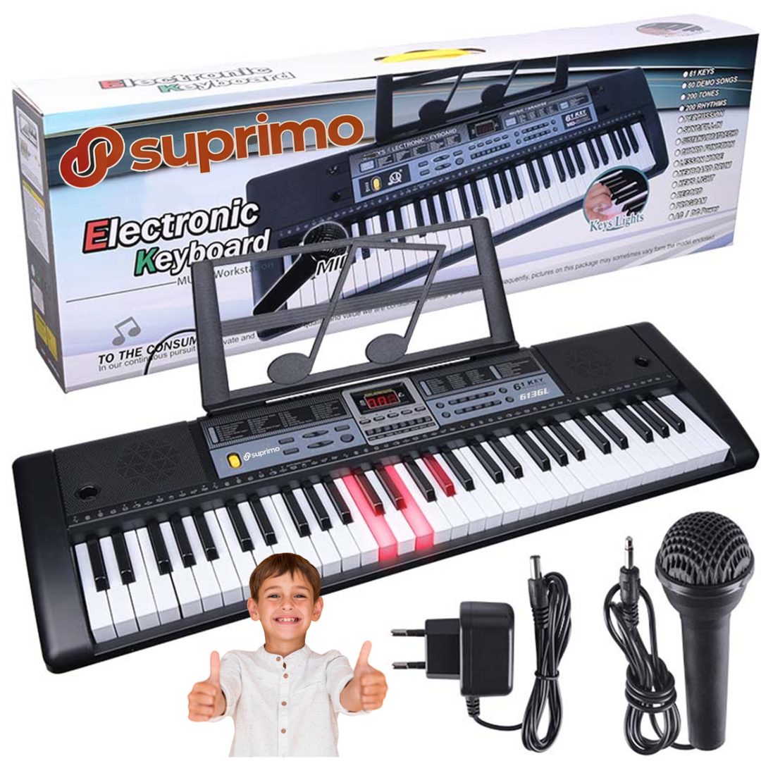 SUPRIMO 6136L keyboard mikrofonilla