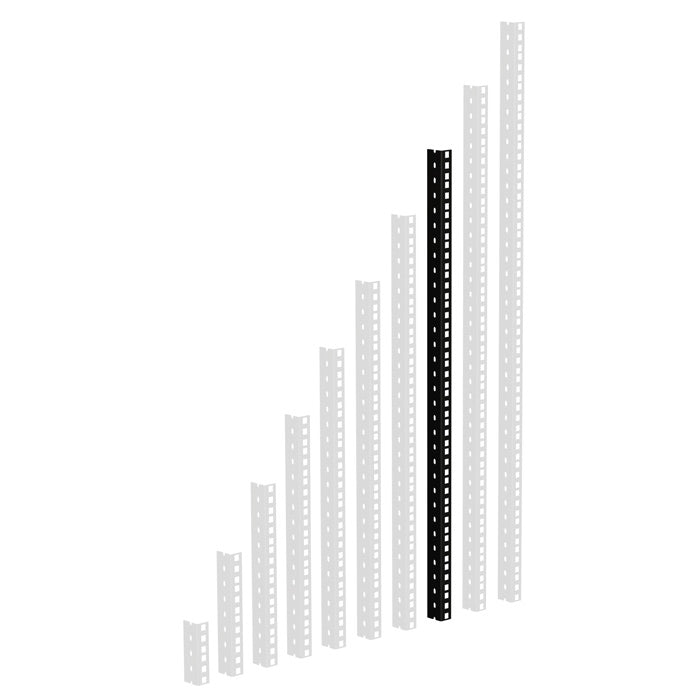 Adam Hall 61535 B Vahva Rack Kisko (Musta)