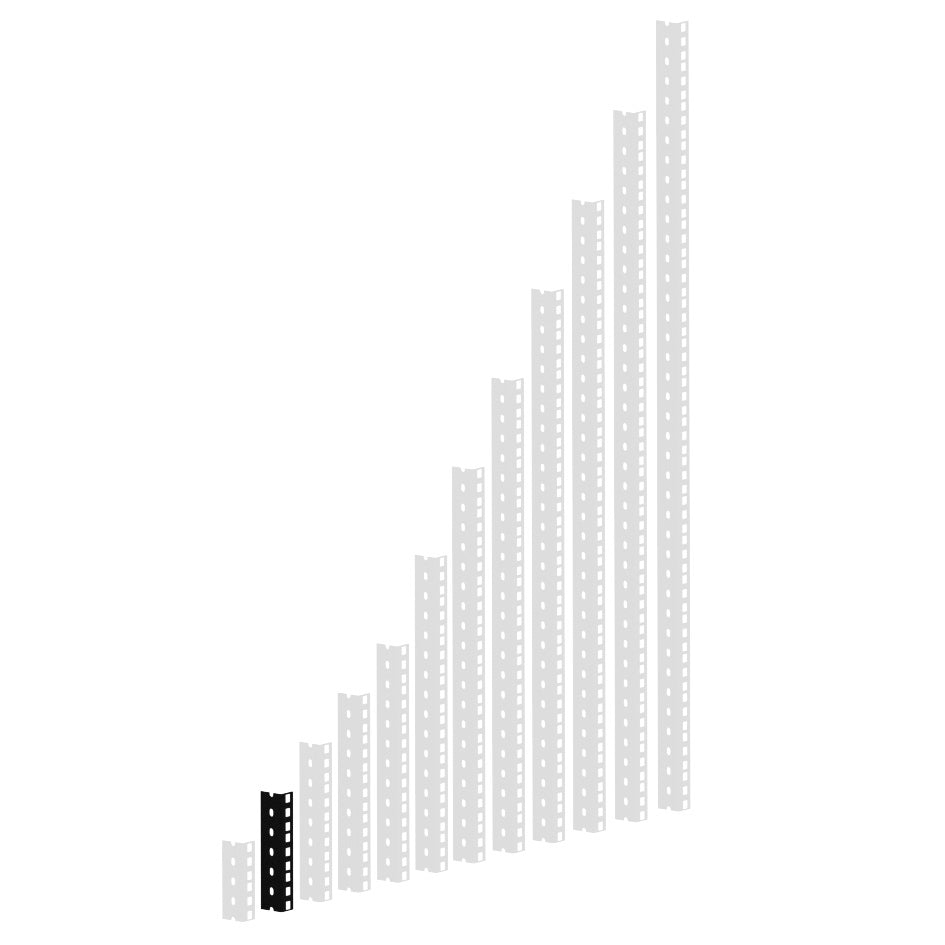 Adam Hall 61535 B Raskas telineen kisko (musta)