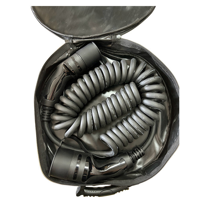 Spiraalilatauskaapeli Type-2 16 A, 3-vaiheinen, 5 metriä