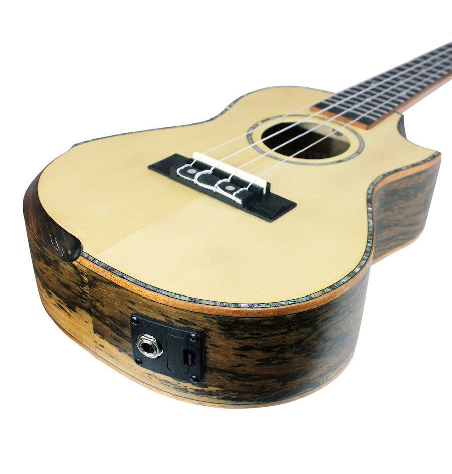 Reno RU380CE Konsertti Ukulelet (Luonnonväri)