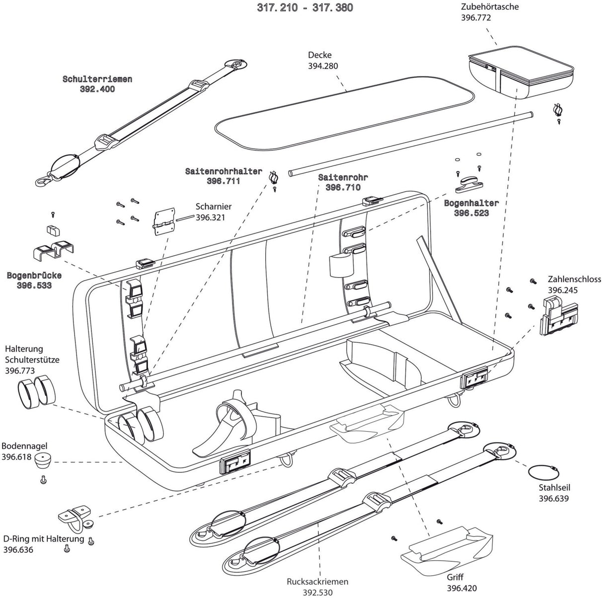 GEWA Violin case Air 2.1 - Handle