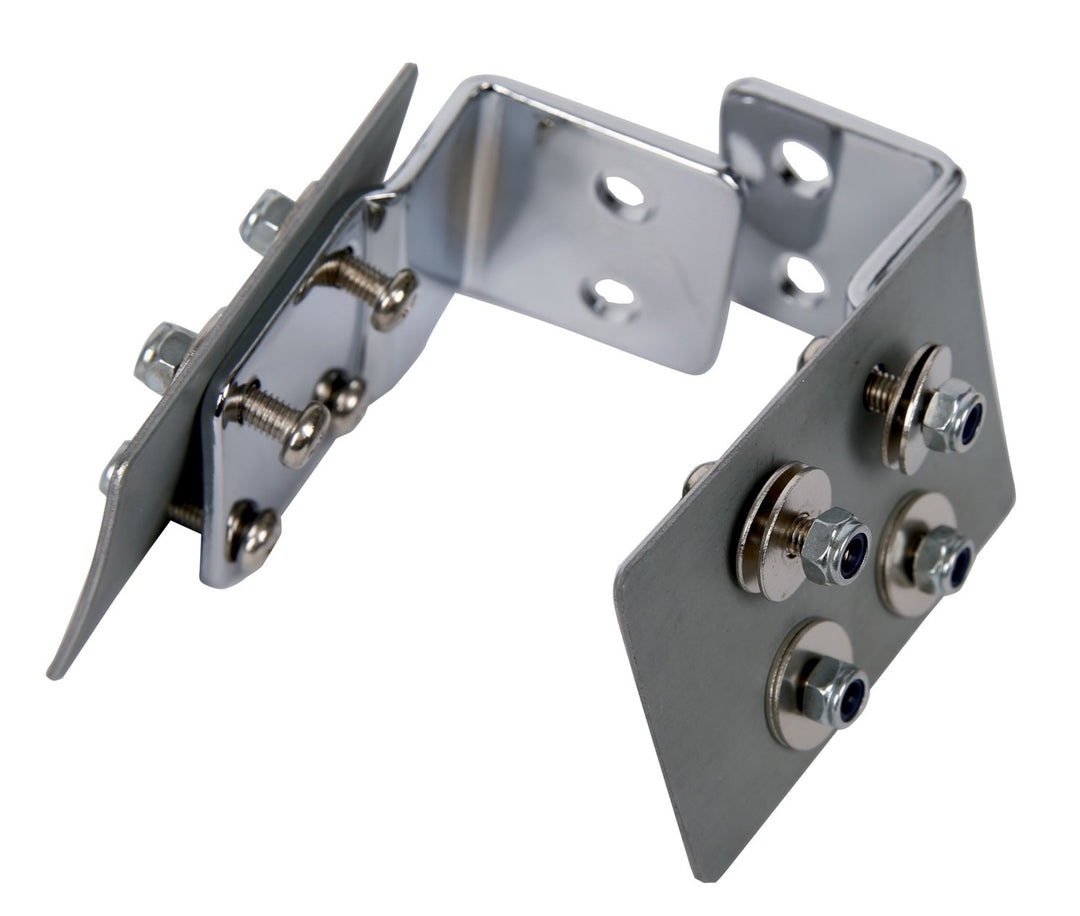 Latin Pundistussoittimet Mount bracket Timbales for LP + Tito Puente shells + LP980 - LP981 LP981A LP982 stands - 2-Hole, Chrome (LP984)