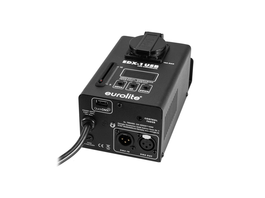 EUROLITE EDX-1 DMX USB-himmennin Pack