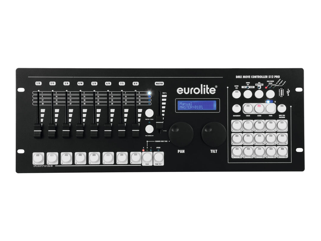 EUROLITE DMX-liikeohjain 512 PRO